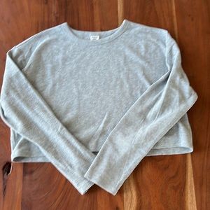 Sunday Best Grey Crop Top